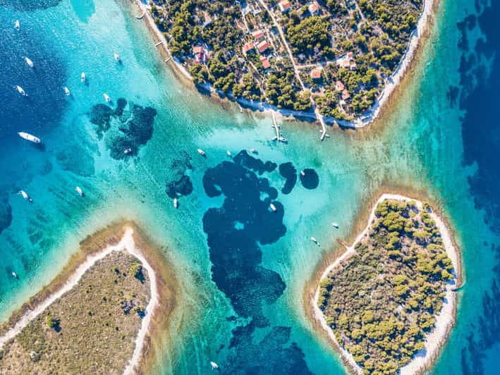 From Split: Blue Lagoon and 3 Islands Tour