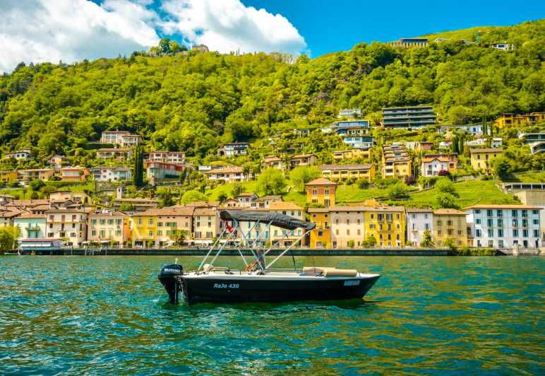 Lugano Lake: 3 Hours Boat Rental