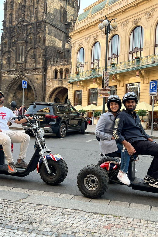 Prague Monastery & Panoramic Viewpoint Electric Trike Tour