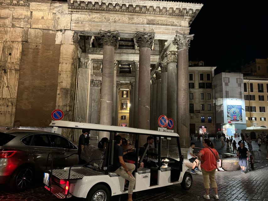 Romes Golden Hour Golf Cart / E- Calessino Tour - Booking Information