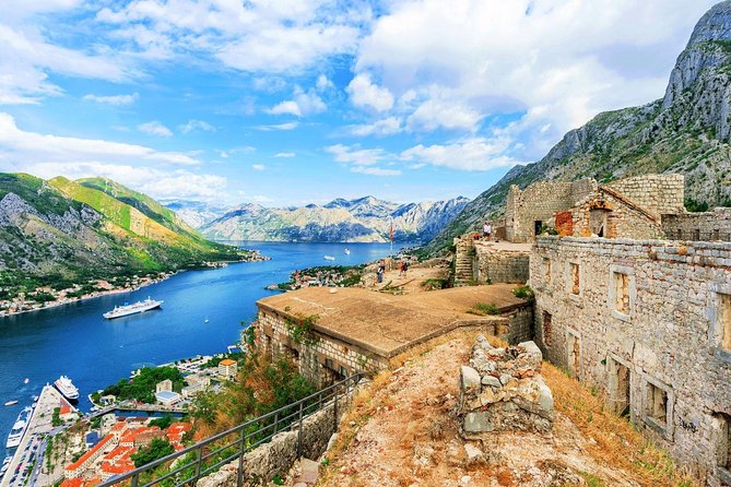 Hiking Downhill From Krstac to Kotor, Visit San Giovanni Fortress