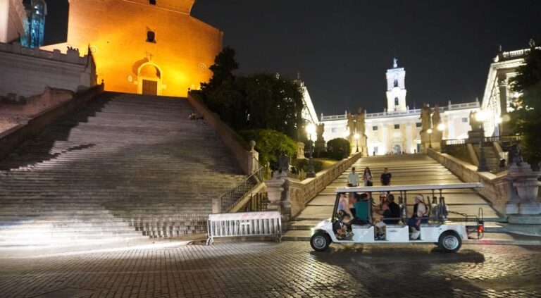 Romes Golden Hour Golf Cart / E- Calessino Tour